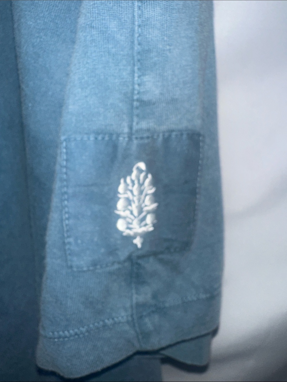 FP Movement by Free People Blue Washed Henley Top - Picture 6 of 8